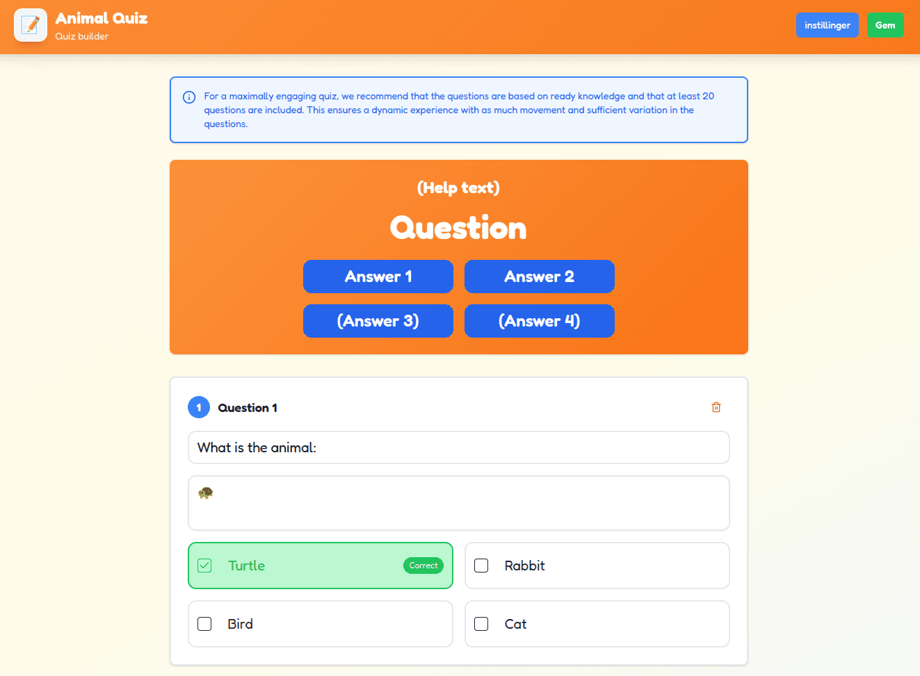 Quiz Builder illustration